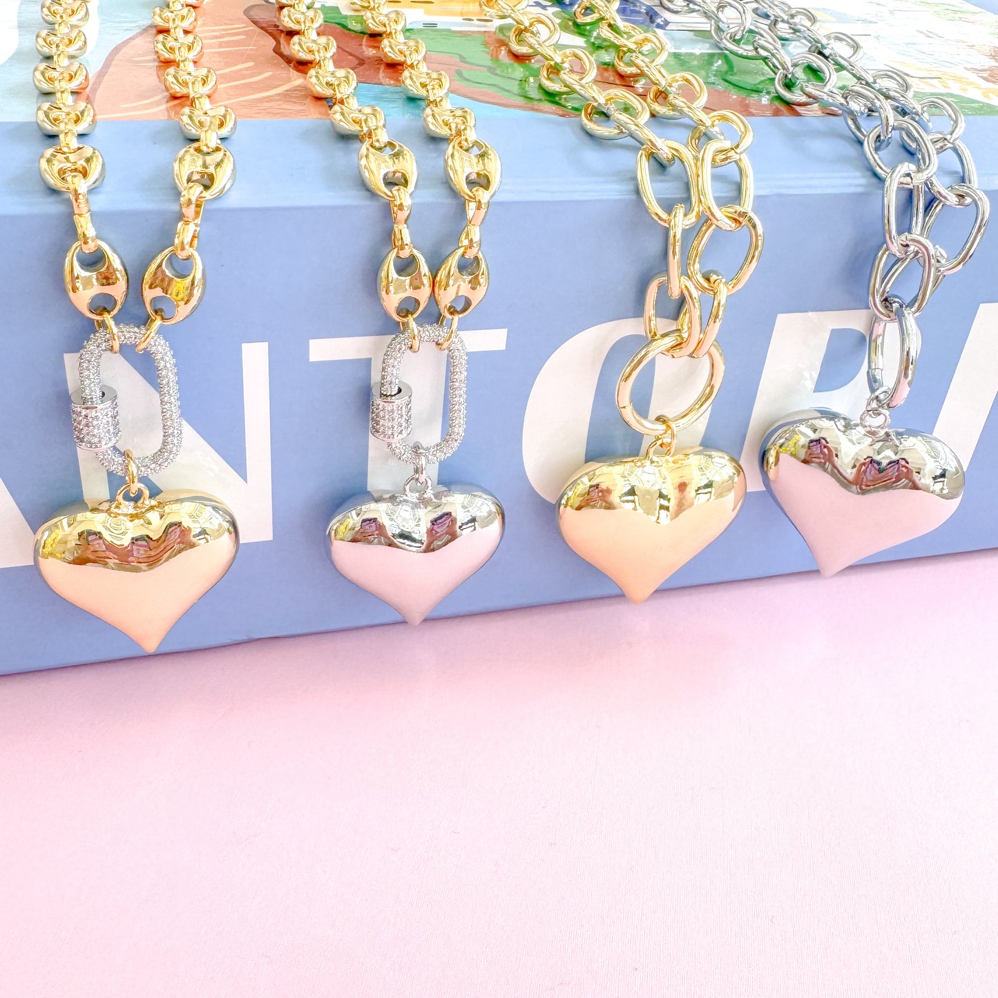 Double Trouble Gold Necklace