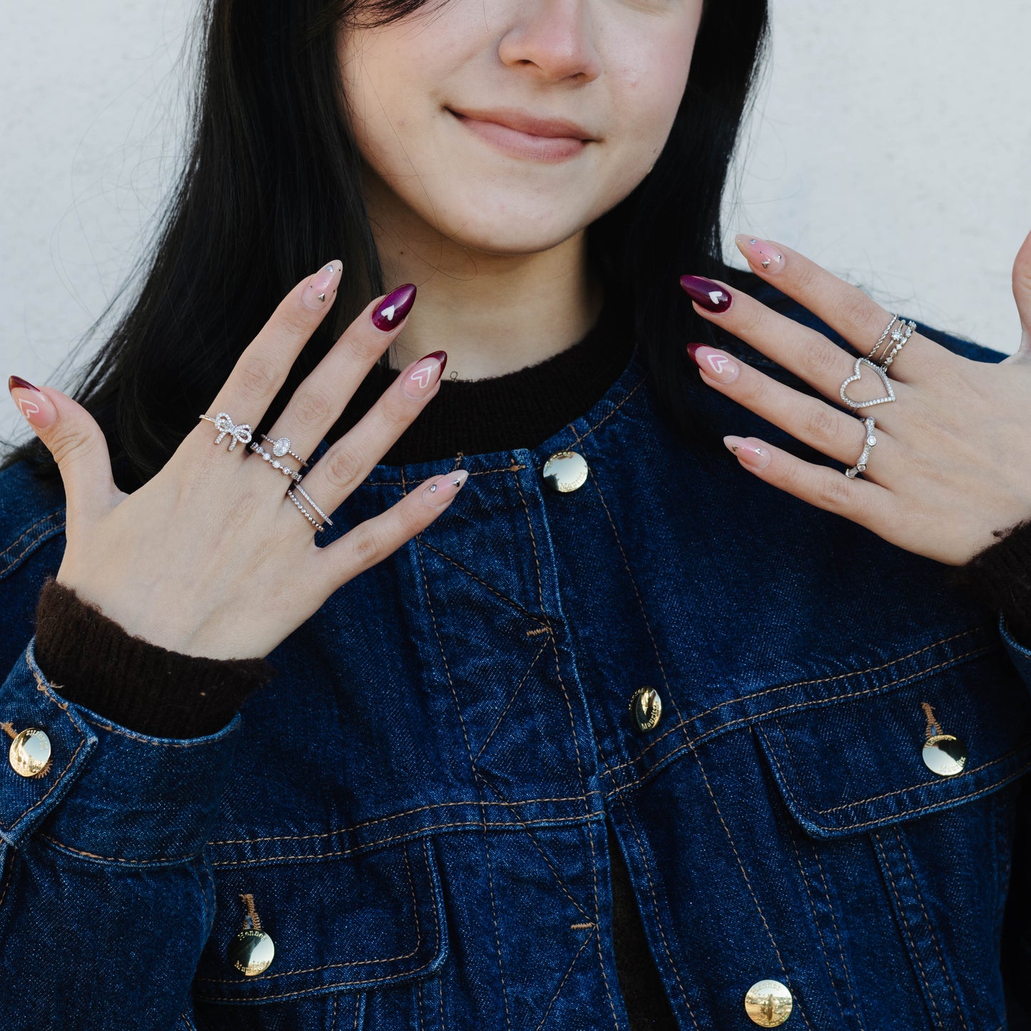 Princess Silver Ring Set