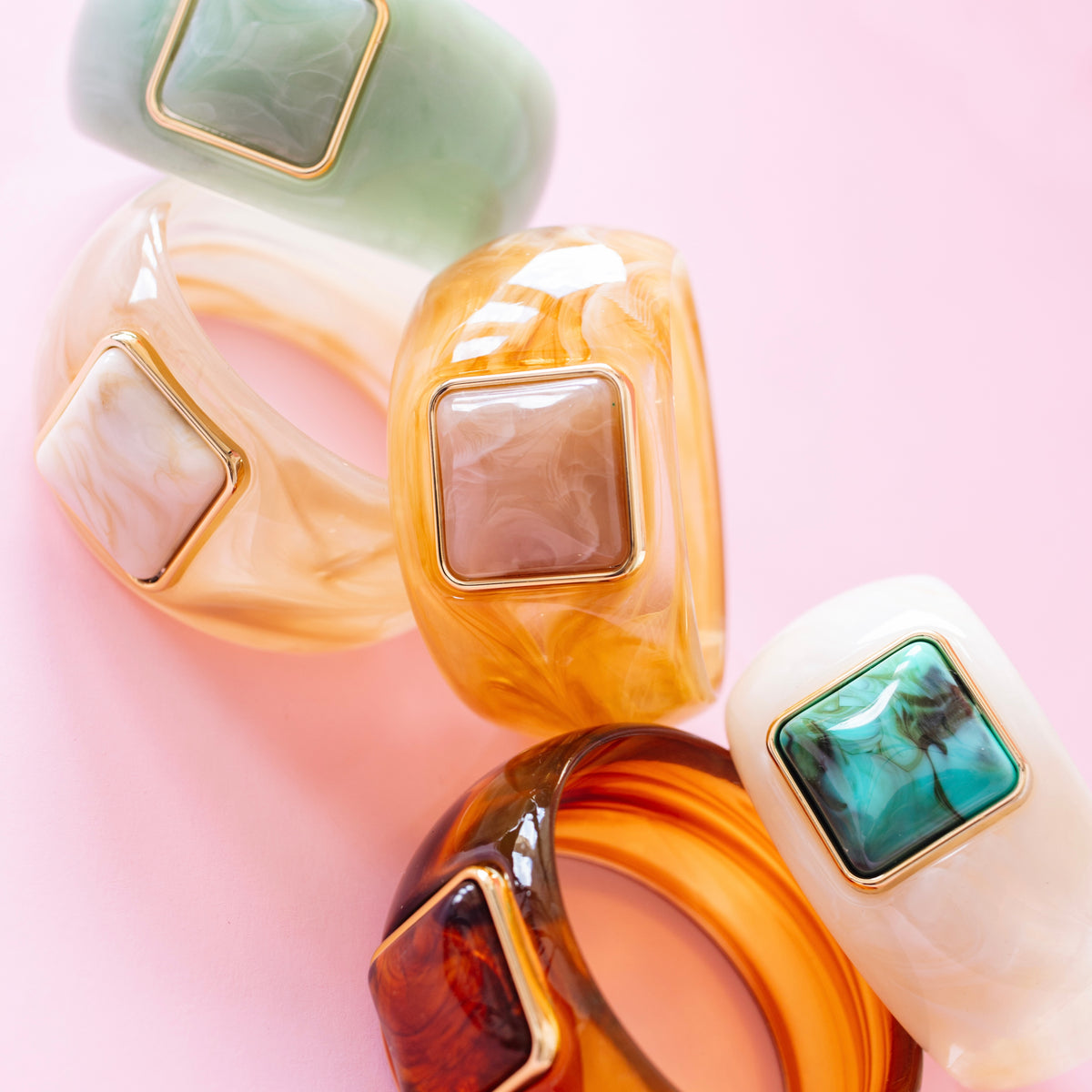 Lucky Girl Amber Bangle