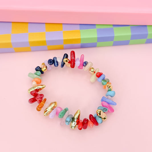 Happy little Things Beaded Bracelet