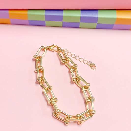 Link Up Gold Bracelet