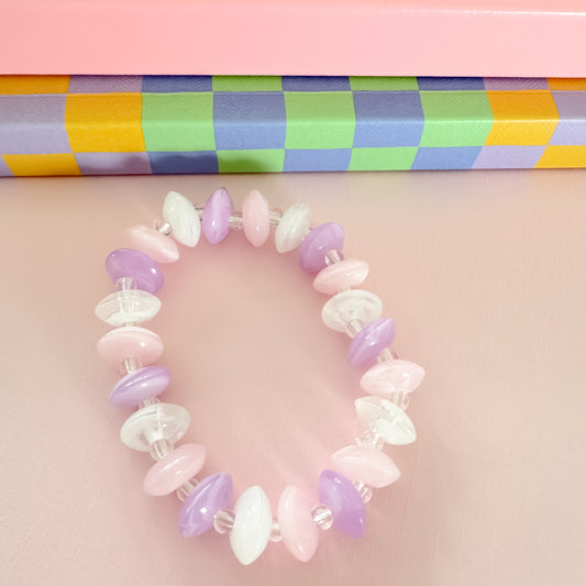 Lavender Cotton Bracelet