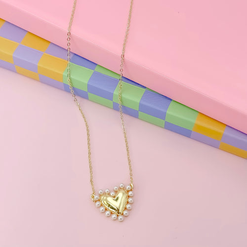 Cute Love Gold Necklace