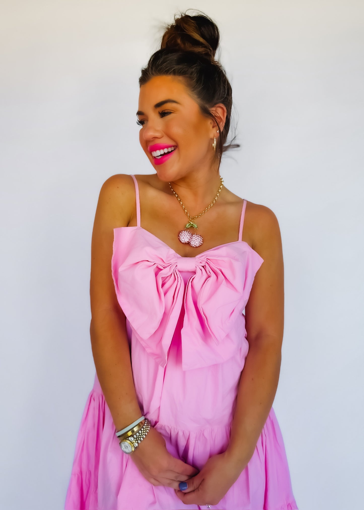 Pink Cherry Luxe Necklace