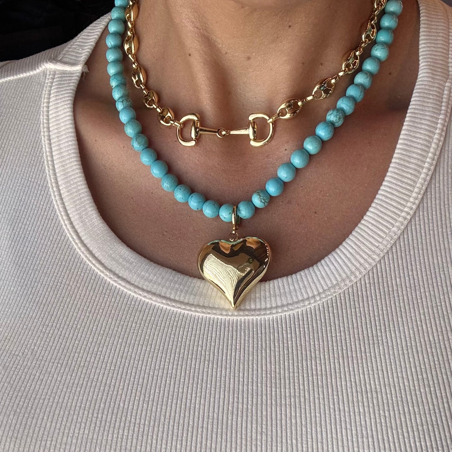 Blue Mood Gemstone Necklace