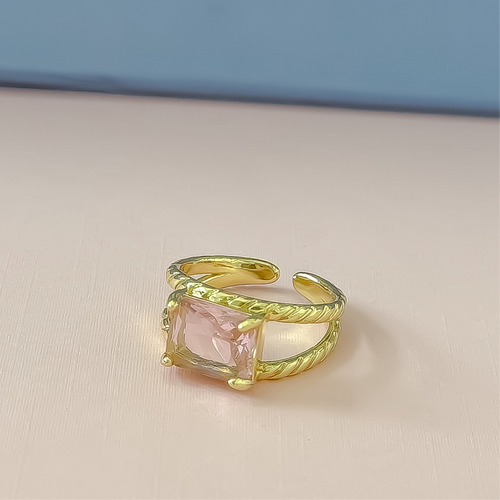 Pink Twist Ring
