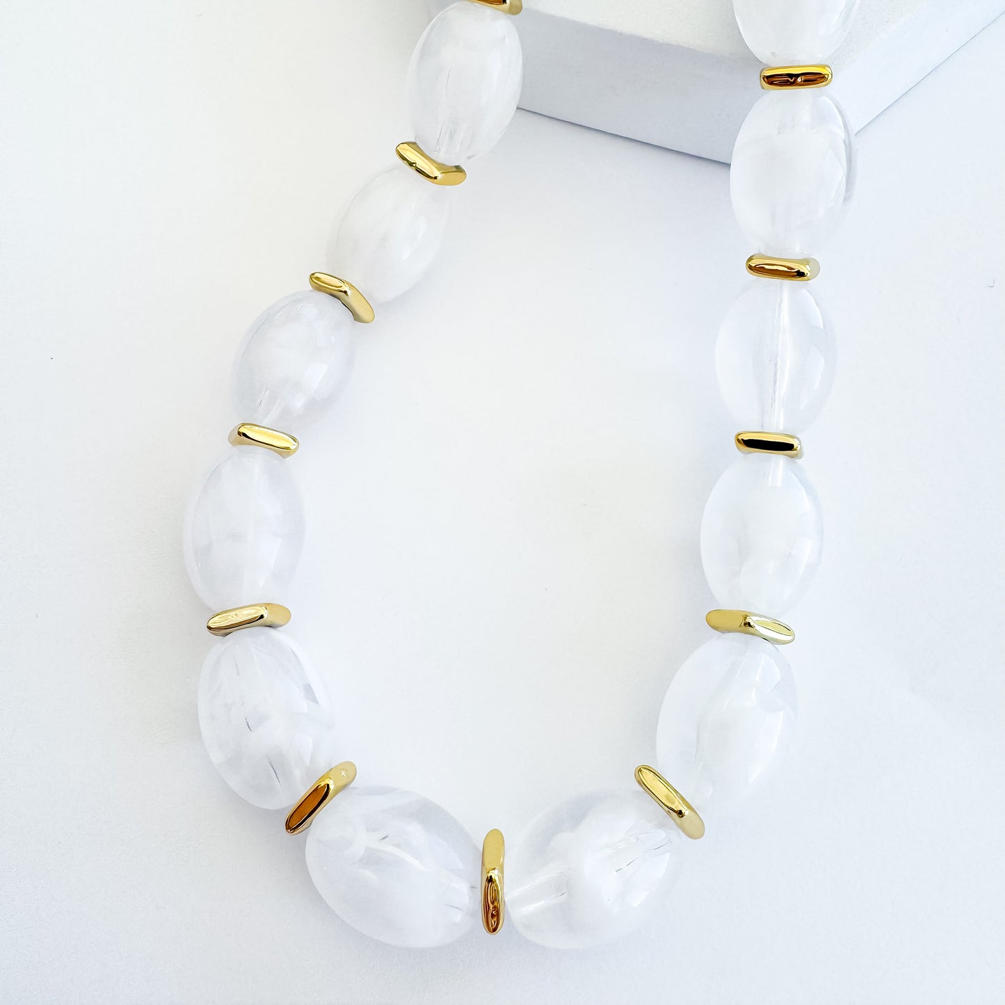 Jelly pop white Necklace