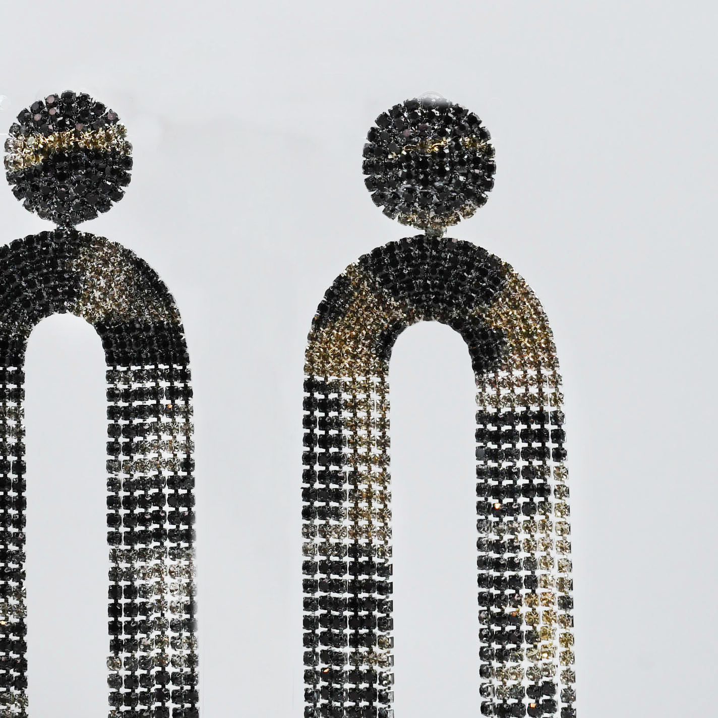 Colorful crystal statement earrings with multicolor beads and sparkling stones, waterproof earrings, tarnish free jewelry, hypoallergenic earrings for sensitive skin, 24k gold dainty earrings, handcrafted gemstone earrings, gold hoop earrings, boutique wholesale earrings, trendy gold jewelry, high quality jewelry gifts