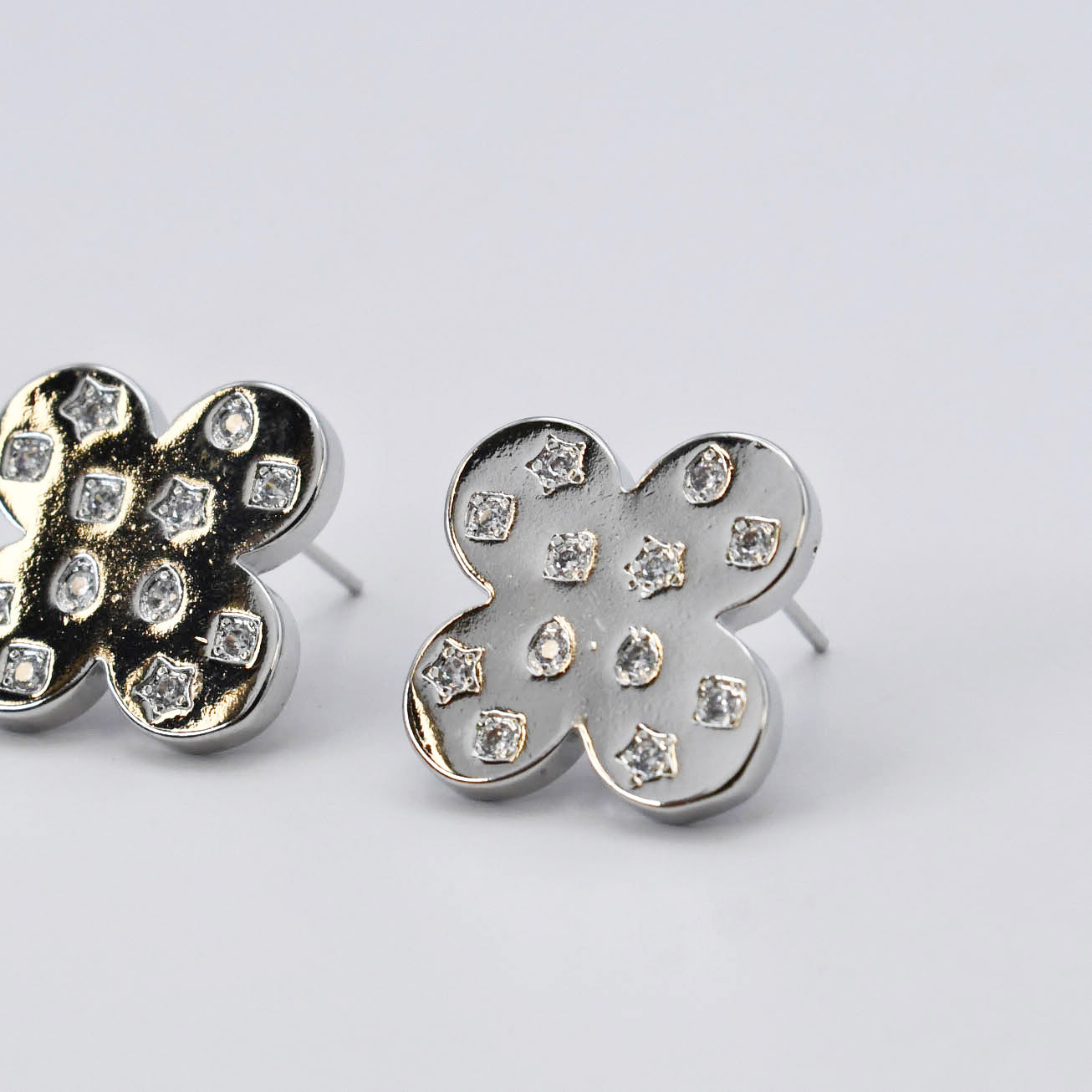 Amelia Pendant Silver Earring