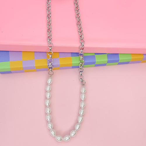 Pearl Pop silver Necklace