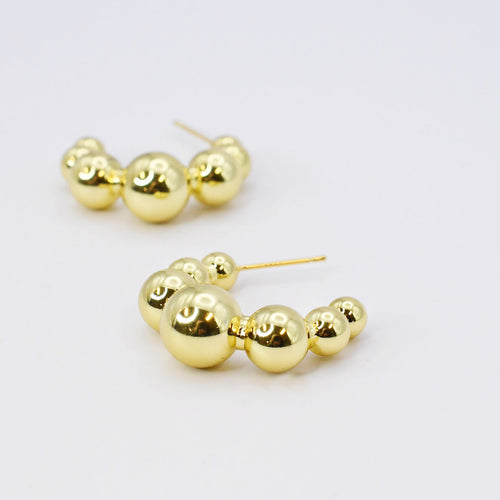 Bubble Hoop Gold