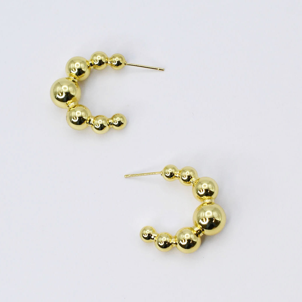 Bubble Hoop Gold