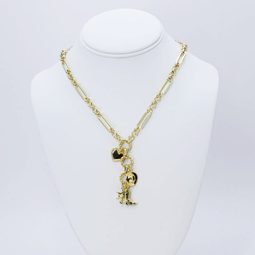 Cowgirl Charm Necklace B17