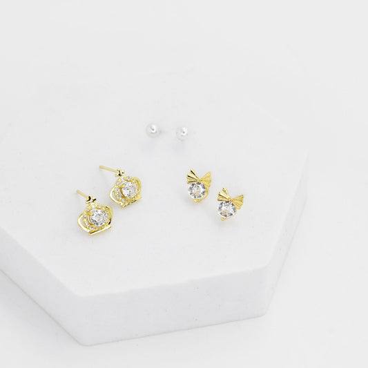 Crown Stud Set