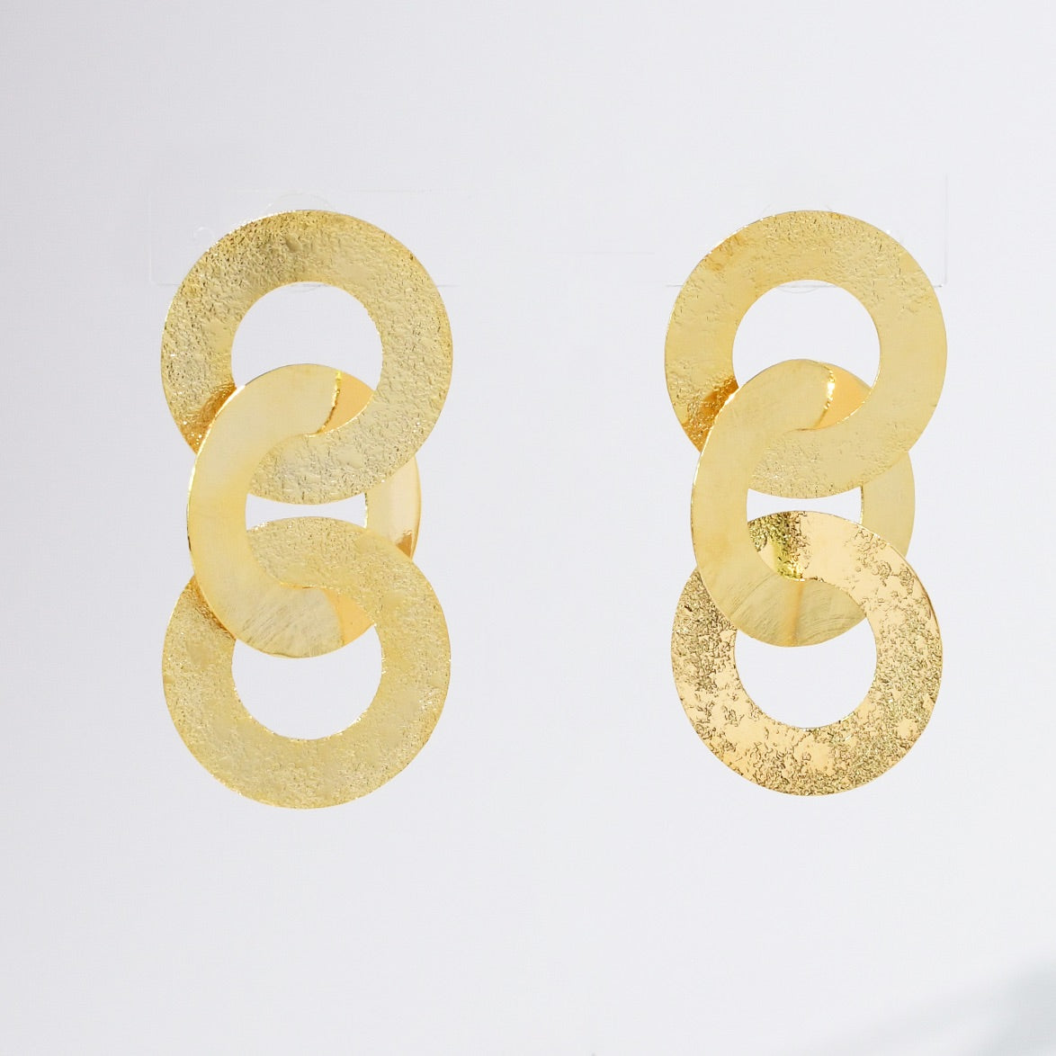 Gold Trio Hoops