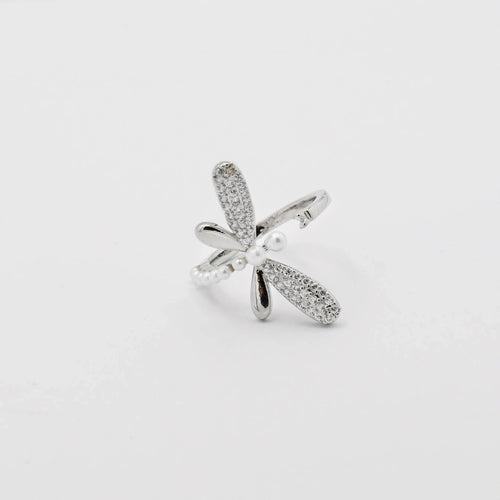 Dragonfly Silver Ring