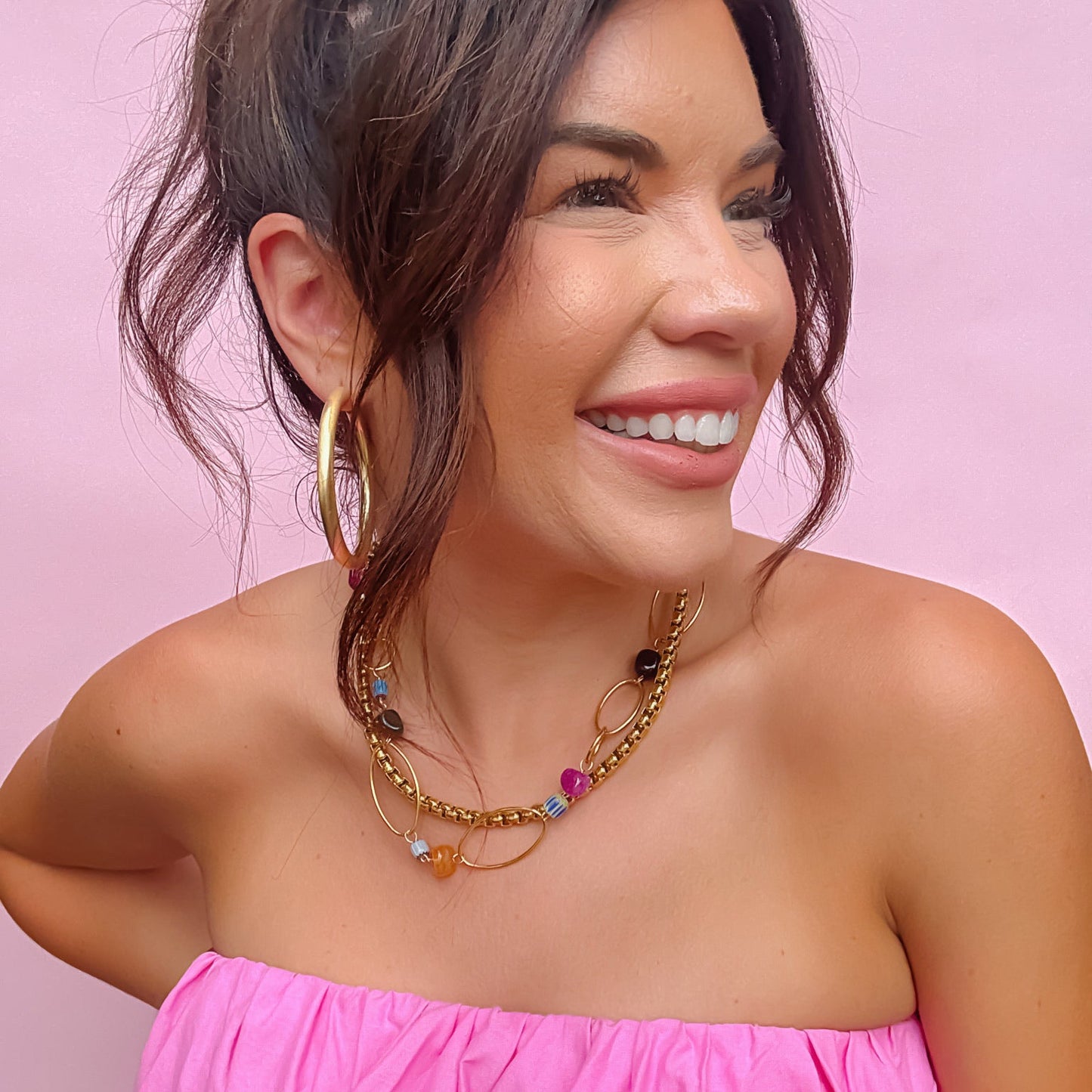 In the Moment Double Layered Necklace