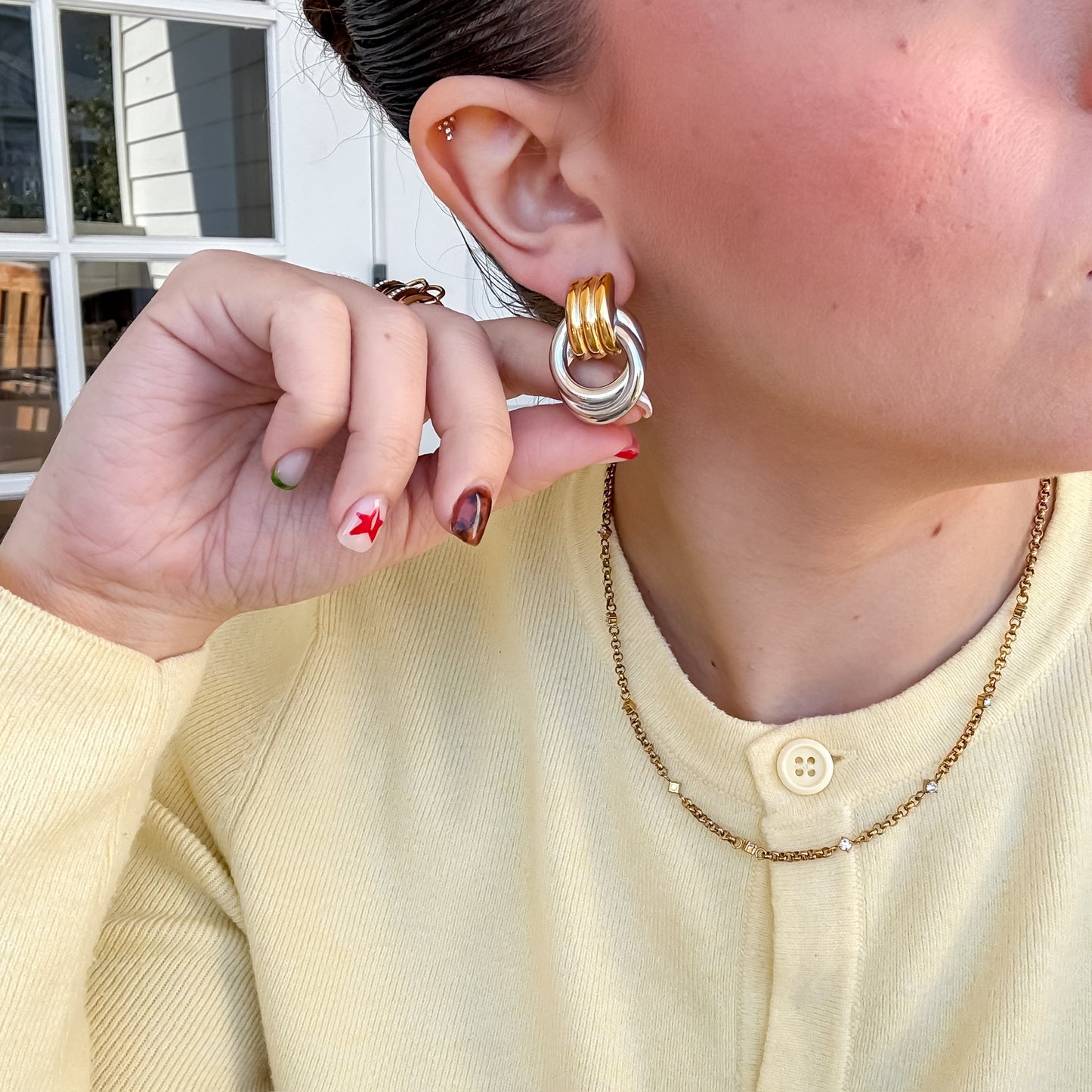 Vintage Mix Metals Stud