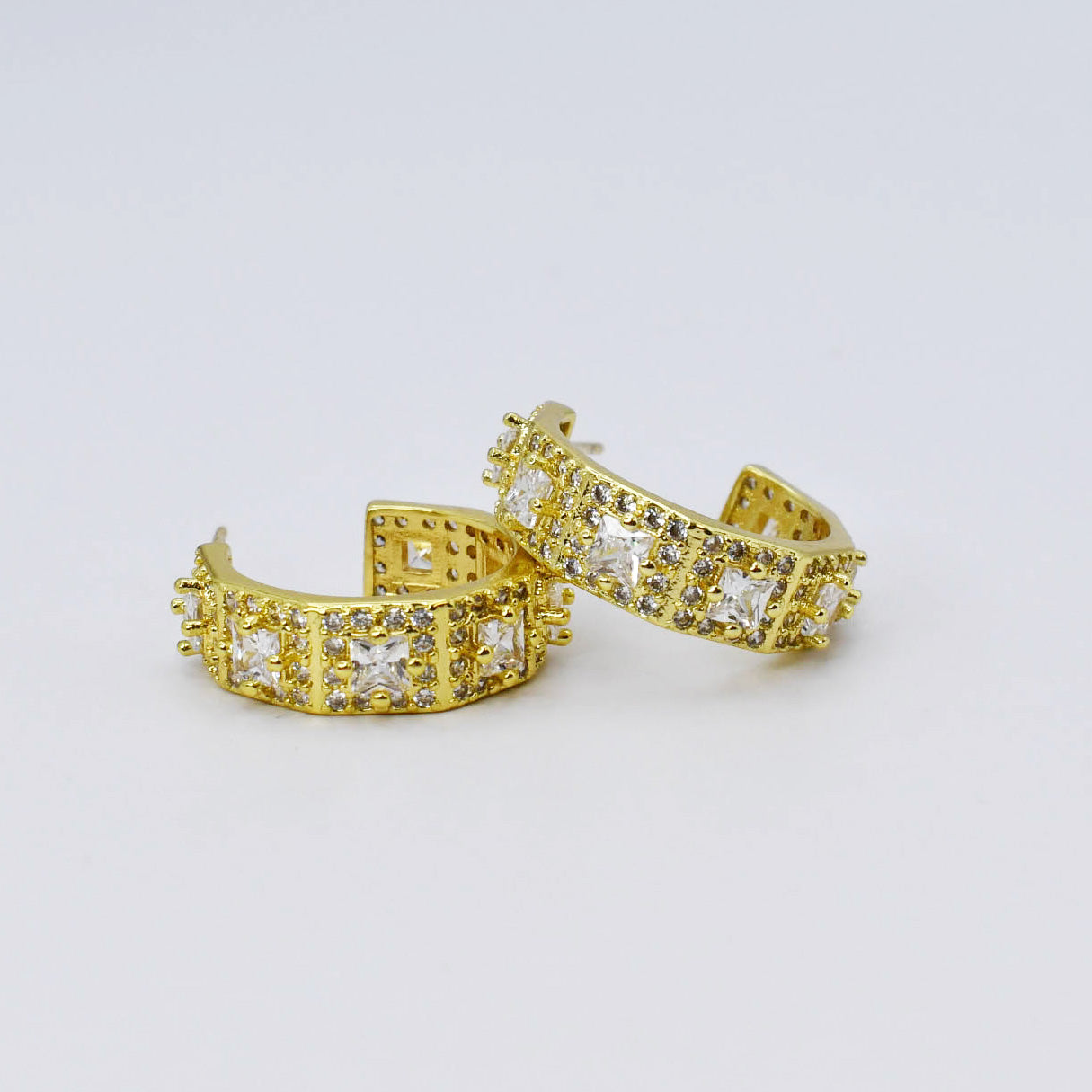 Jewel Harmony Gold Hoop A26