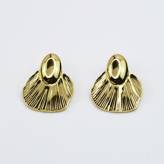 Golden Fanfare Earrings