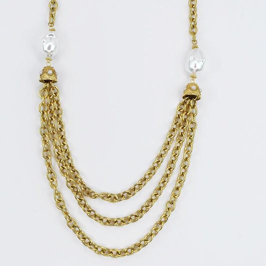Golden Muse Layered Necklace