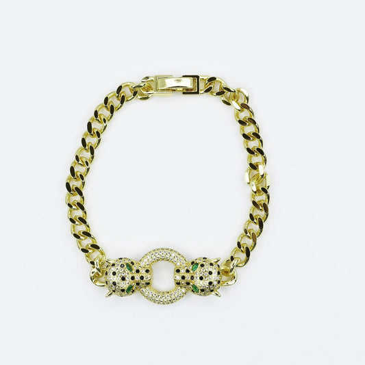 Golden Panther Bracelet