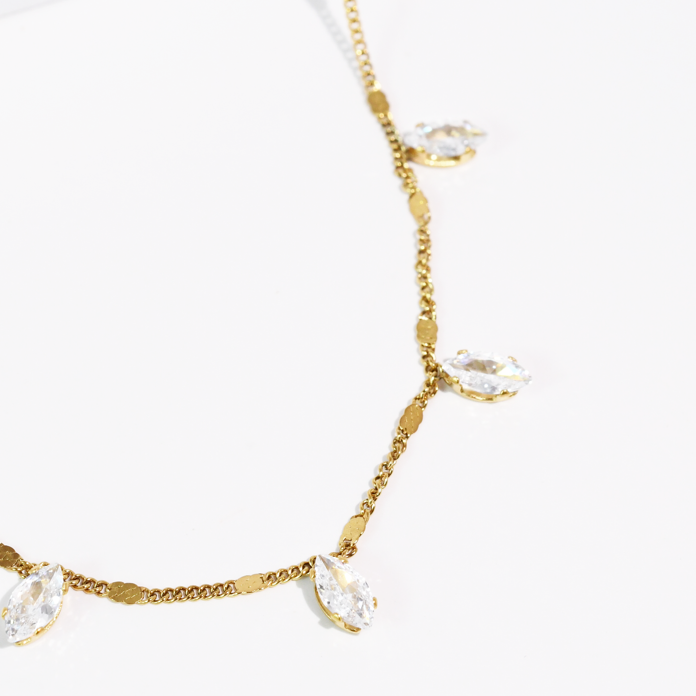 Golden Spark Waterproof Necklace