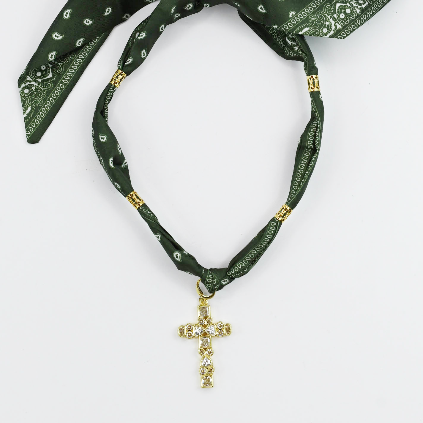 Scarfed and Chic Pendant Necklace