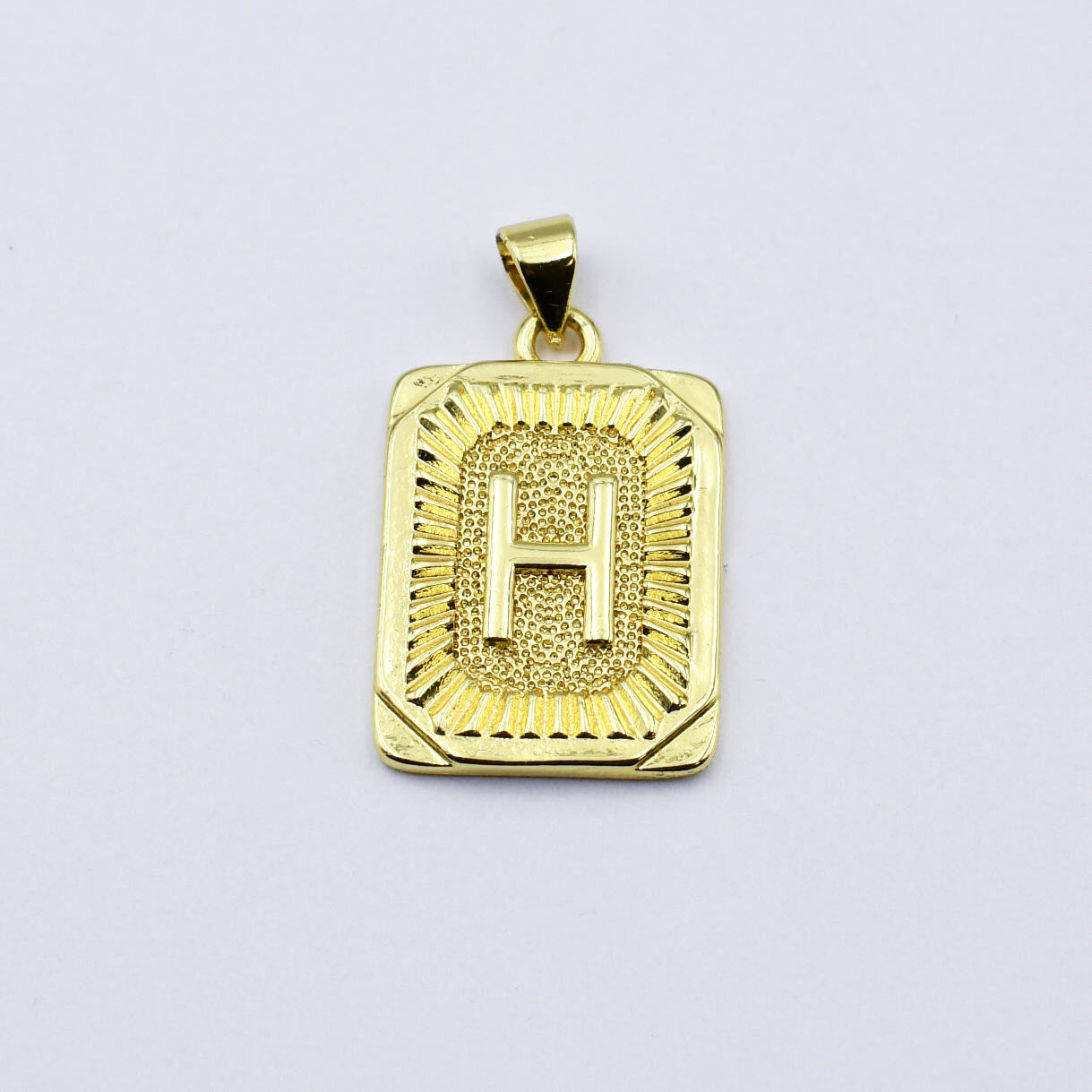 Medallion Initial Charm