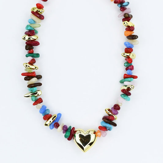 Happy Little Things Heart Necklace