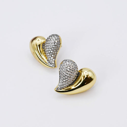 Heart Drop Stud O33