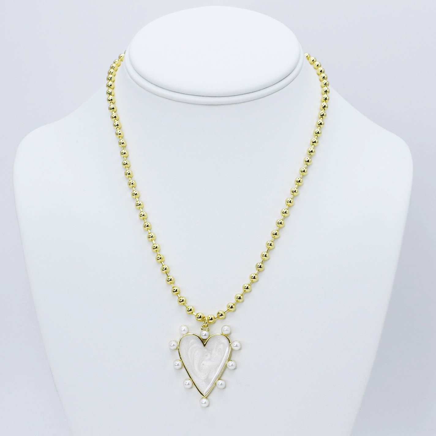 Heart of Pearls Necklace