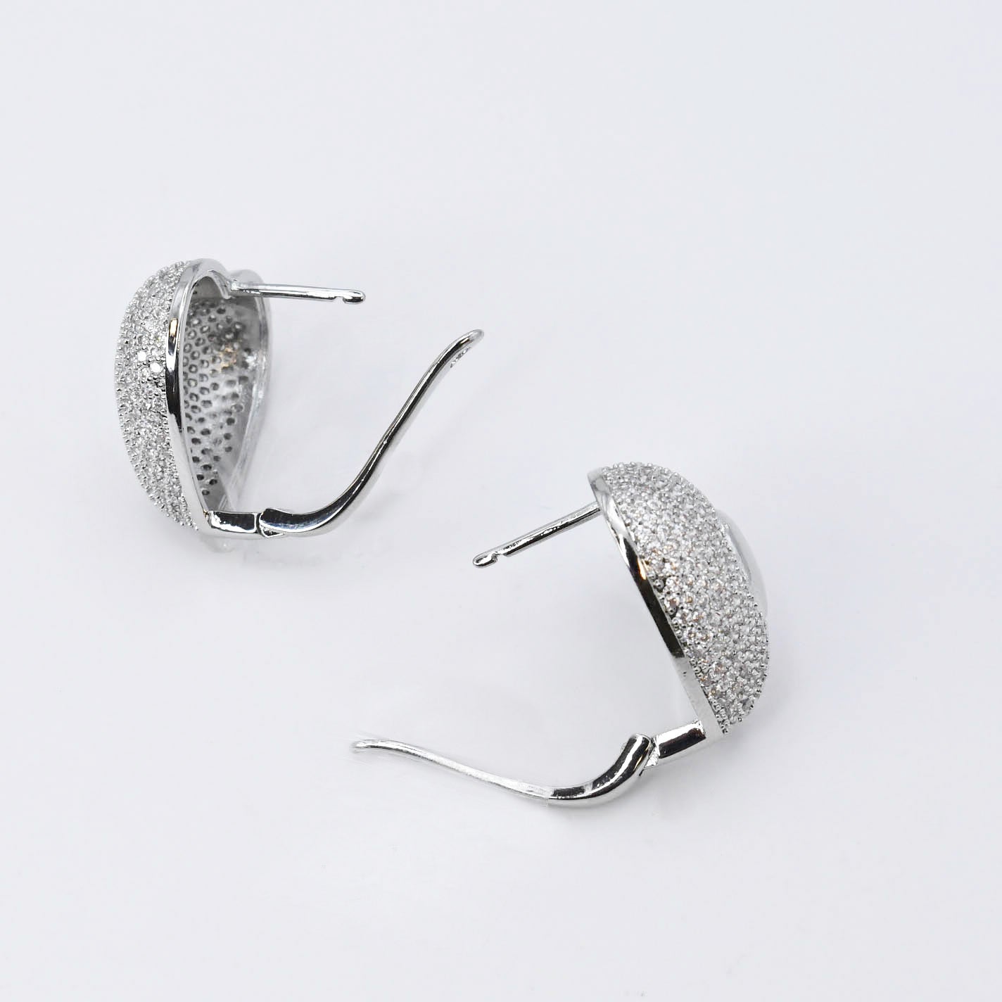 Heart to Hold Silver Earrings