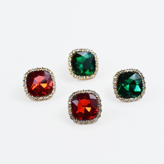 Holiday Shine Stud Earrings