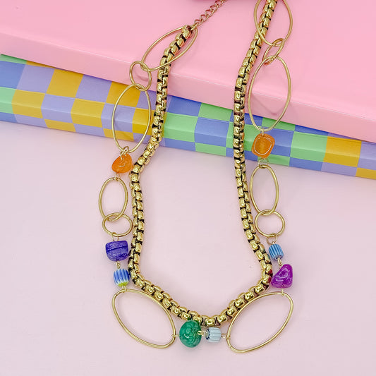 In the Moment Double Layered Necklace