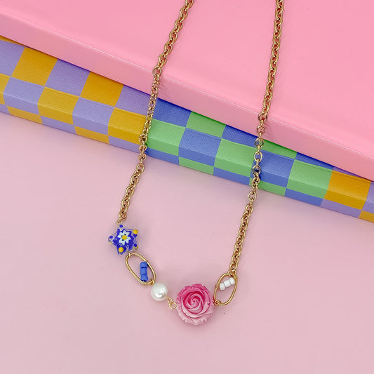 Rosy Pop Necklace