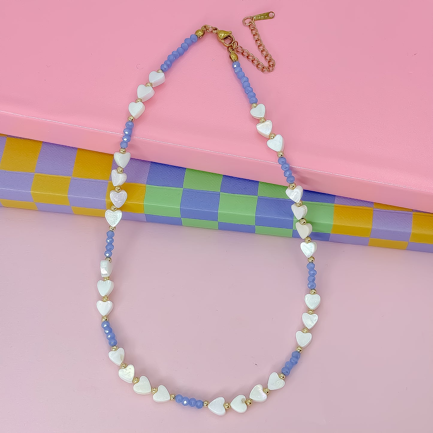 Candy Hearts Strand Necklace