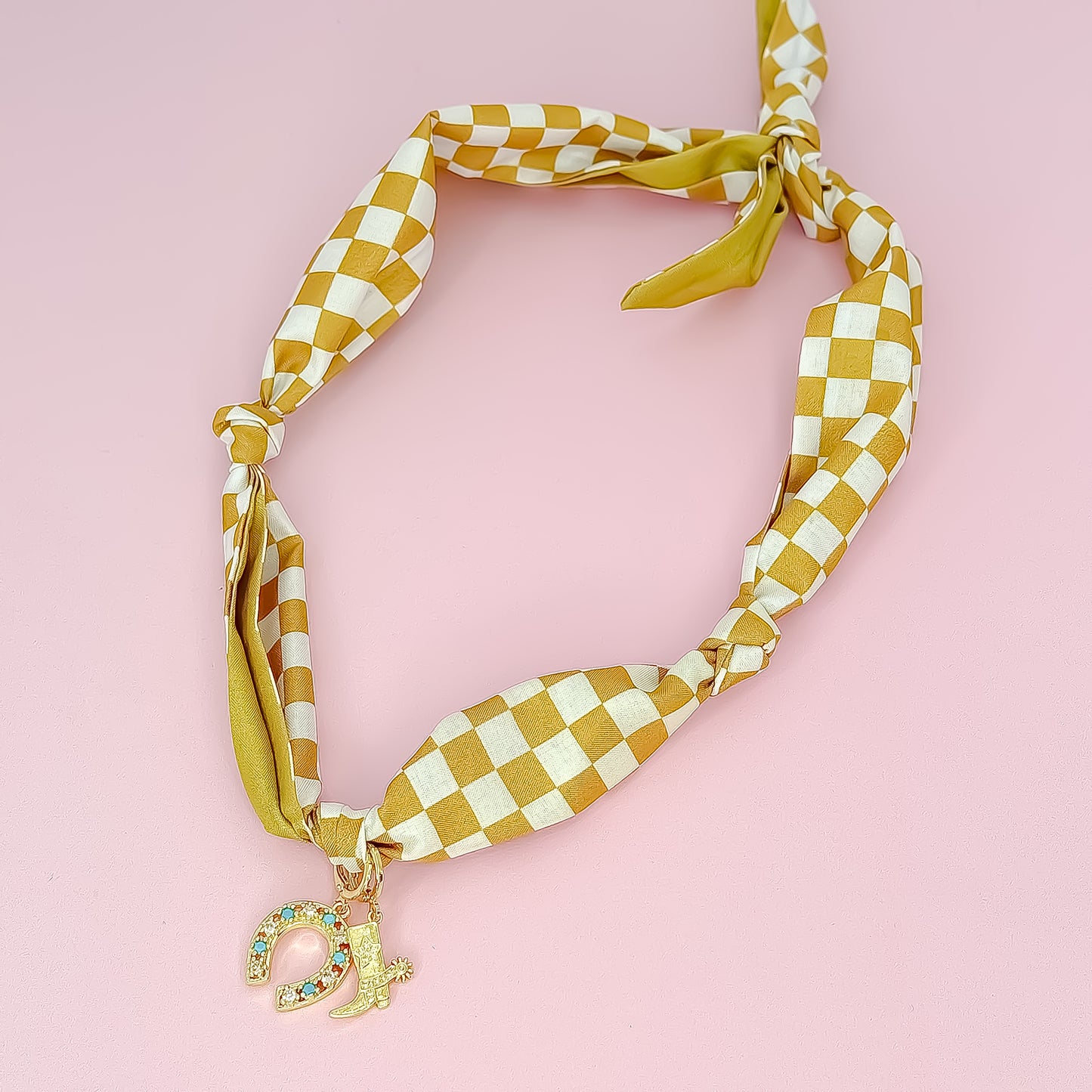 Yeehaw Lucky Scarf Necklace
