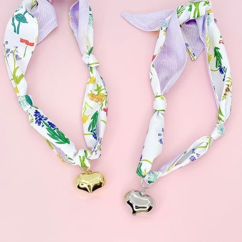 Garden Love Scarf Necklace