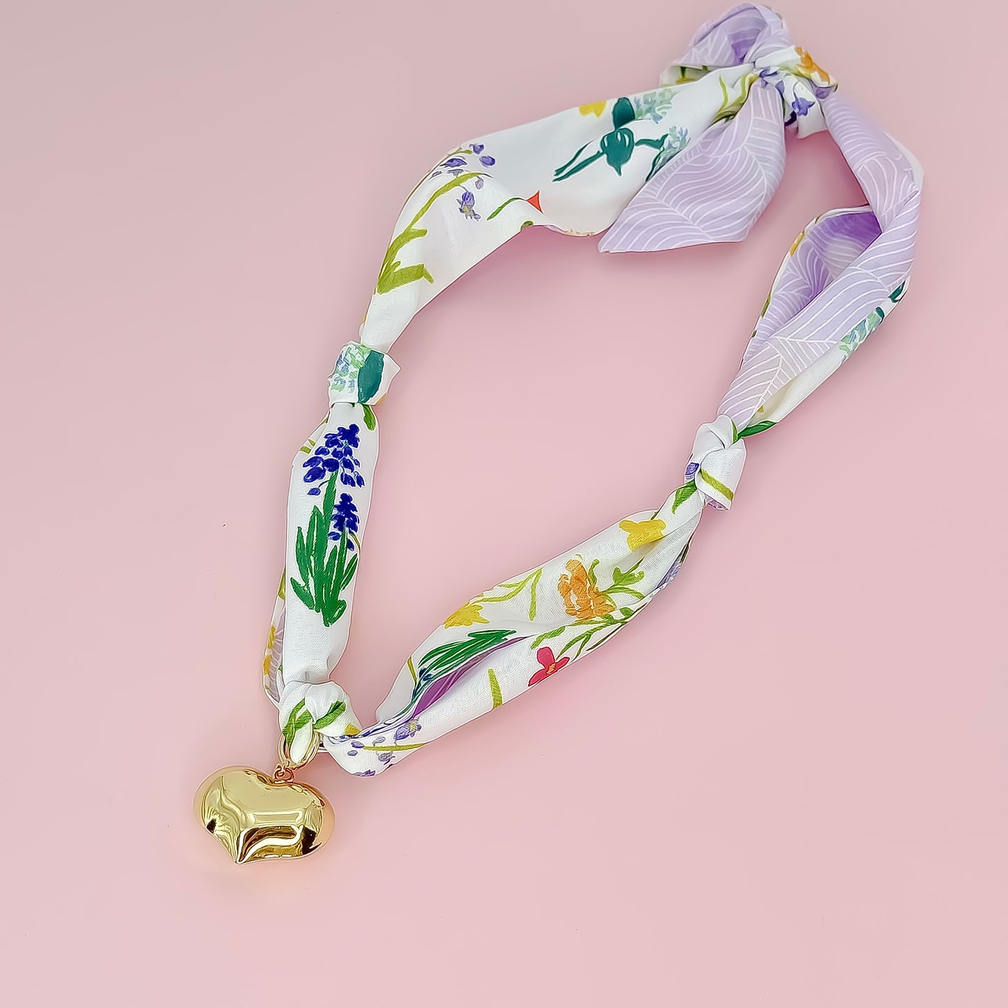 Garden Love Scarf Necklace