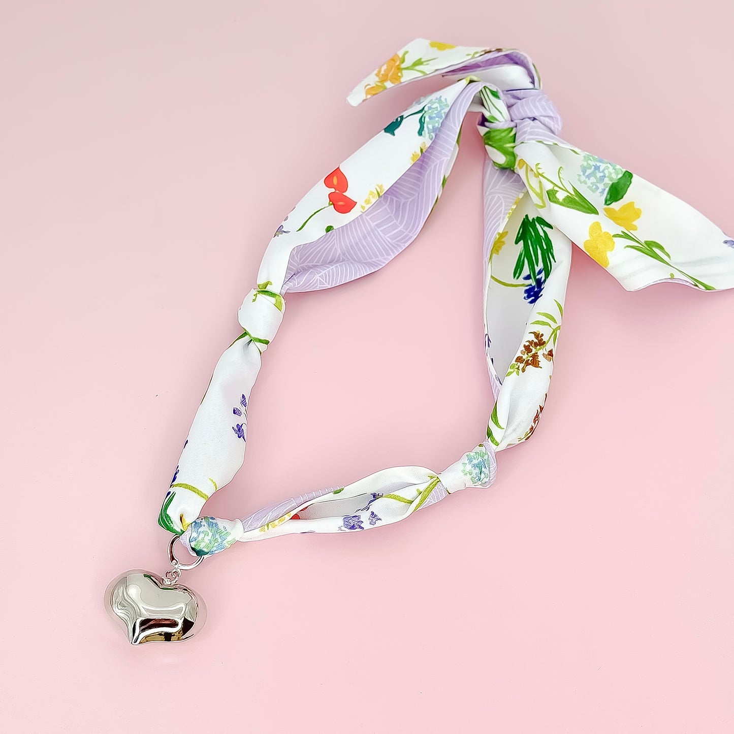 Garden Love Scarf Necklace