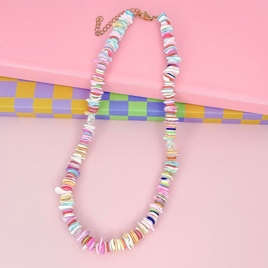 Pastel Party Gemstone Necklace
