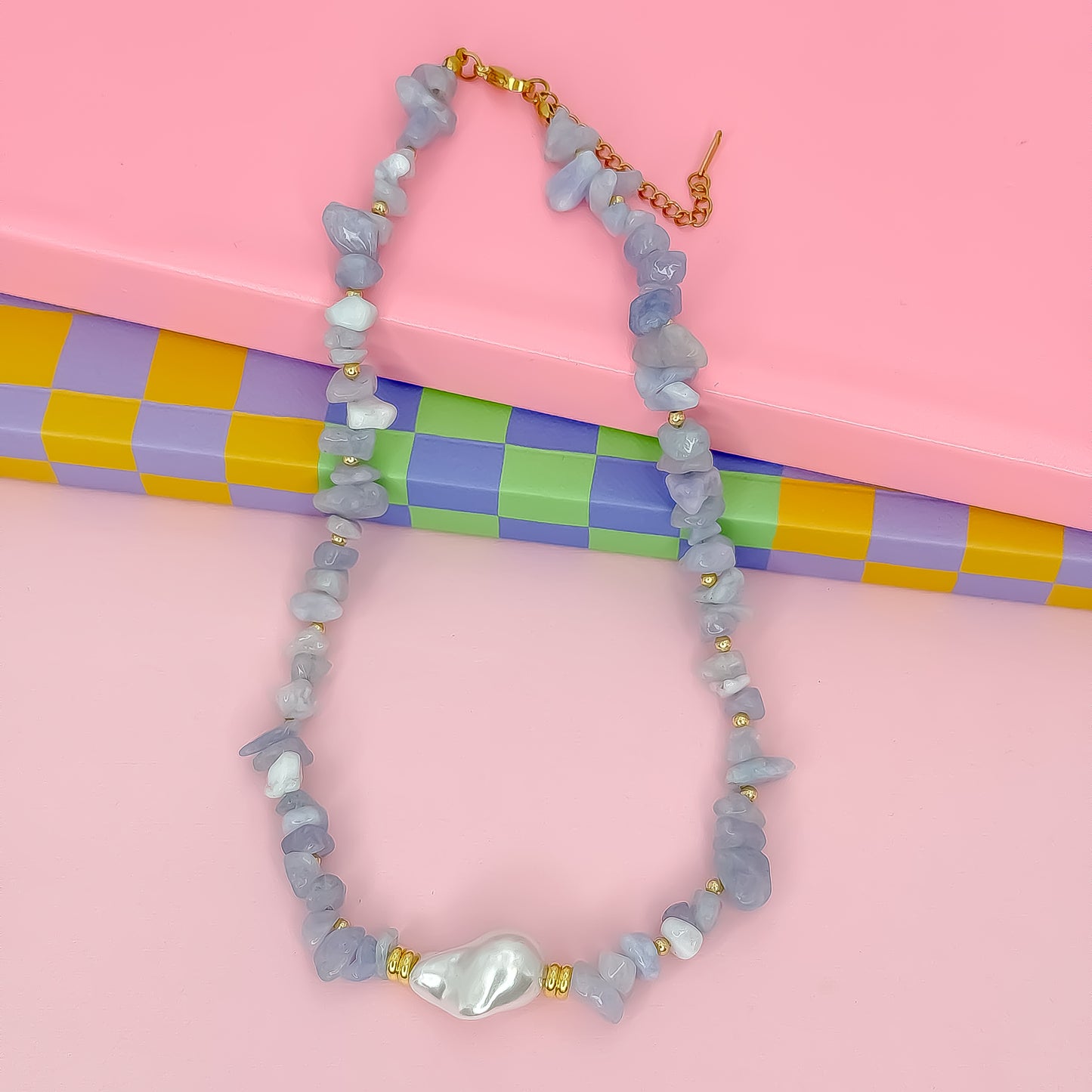 Enchanted Pearl Gemstone Necklace
