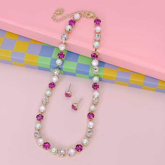 Pink Sparkle Necklace