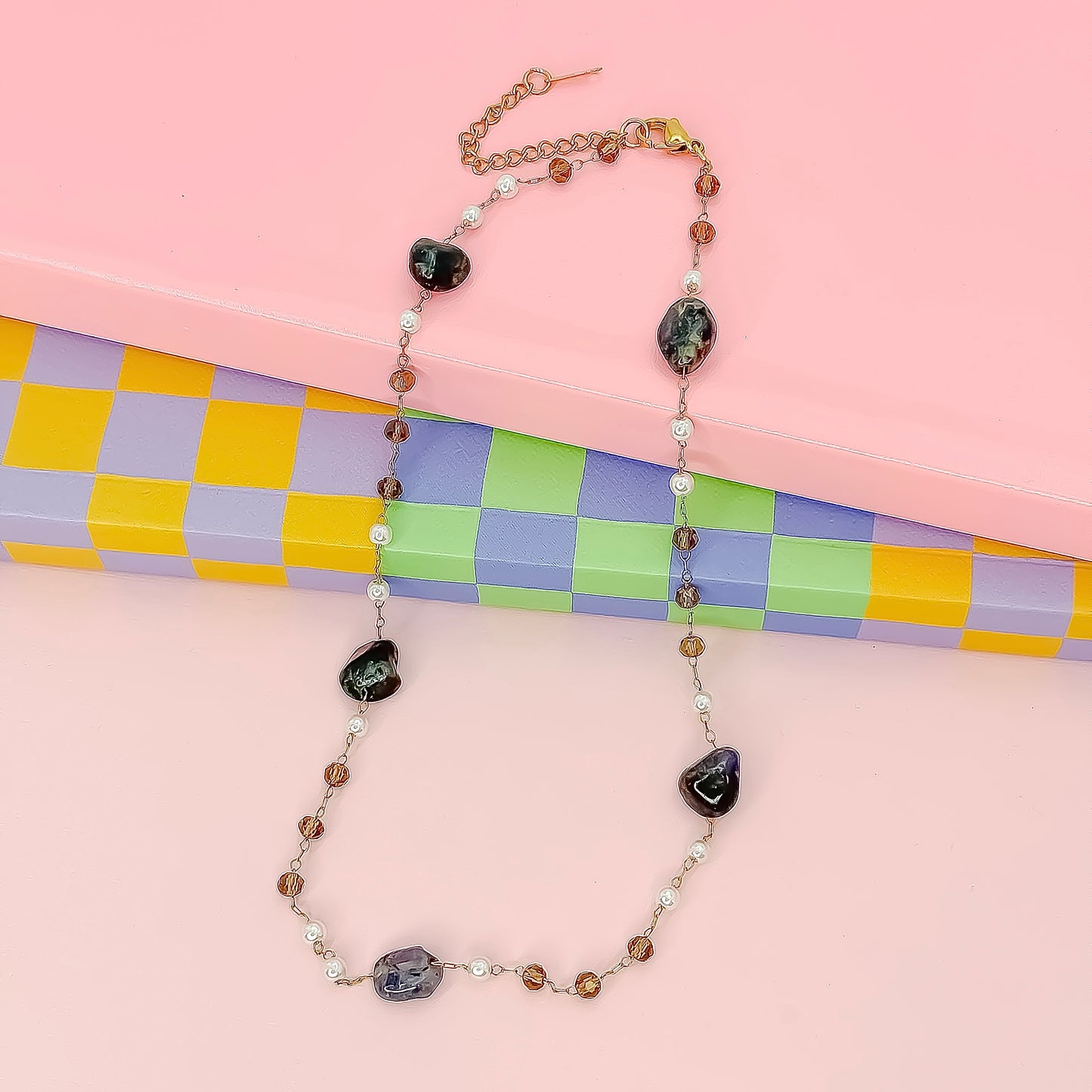 Boho Bliss Dainty Gemstone Necklace