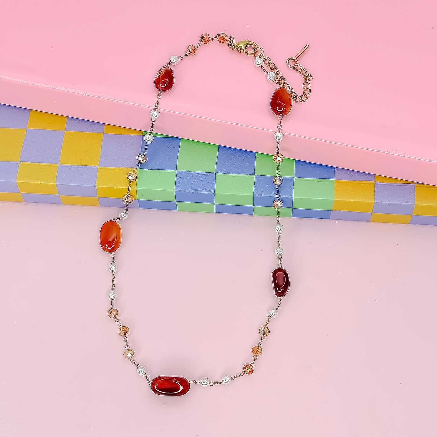 Boho Bliss Dainty Gemstone Necklace
