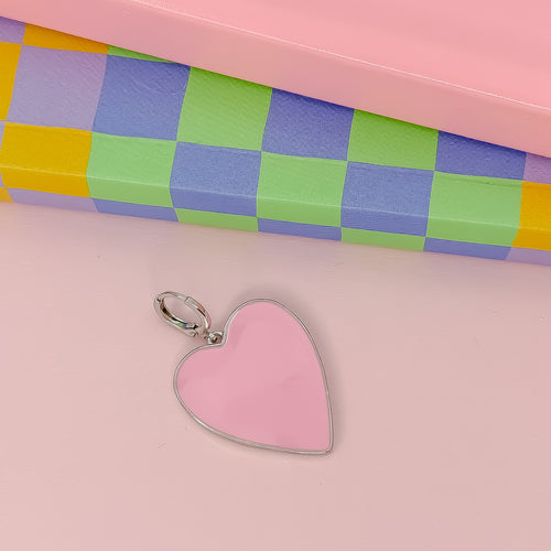 Pretty In Pink Silver Charm CH-352
