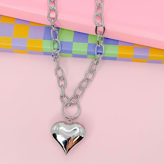 Heartbreaker Silver Chain