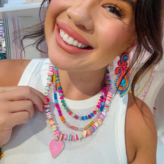 Pink Lemonade Necklace Stack