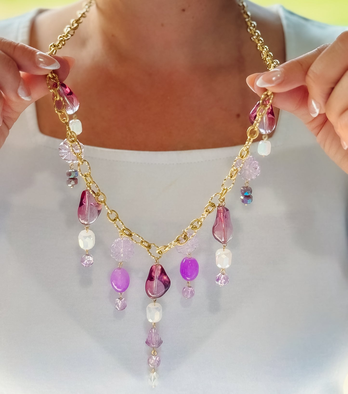 Oh Wow Beaded Necklace